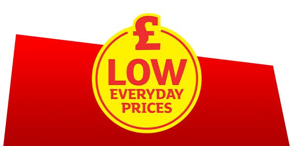 Introducing low everyday prices.